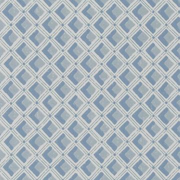 Amsee Geometric Slate Blue by Designers Guild