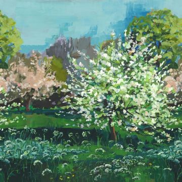 Arbre de Printemps Celadon by Designers Guild