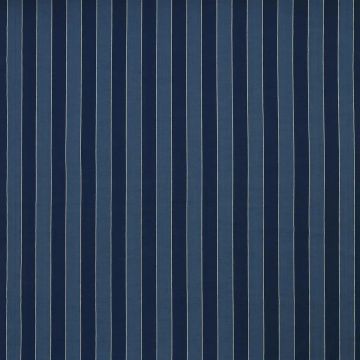 Featherbed Stripe - Indigo Fabric by Designers Guild