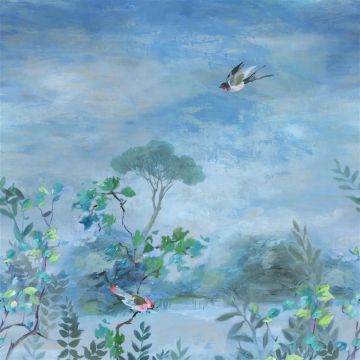 Giardino Segreto Scene 2 Delft by Designers Guild