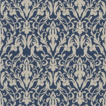 Speakeasy Damask - Indigo by Designers Guild