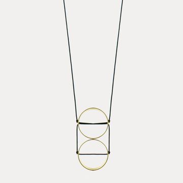 Brass Necklace P3 by designobject.it