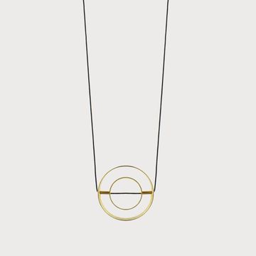 Brass Necklace P4 by designobject.it