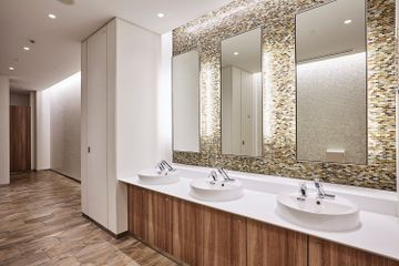 3M DI-NOC Architectural Finishes Corporate Restroom by Designtex