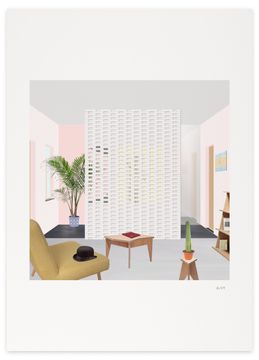 Shop the art print Bruxelles by architect Pierre Escobar by DESPLANS