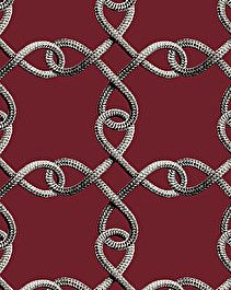 Knot Red Wallpaper by Devon&Devon