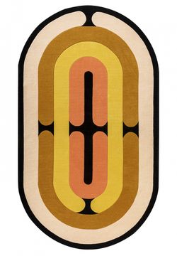 Rug Minotor Oblong - Ambre created by Christian Signorel by Diacasan Edition