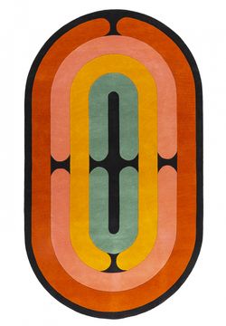 Rug Minotor Oblong - Cuivre created by Christian Signorel by Diacasan Edition