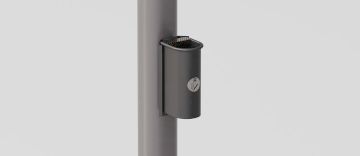 Ashtray "Cicco" for Mounting on Existing Poles by DIMCAR