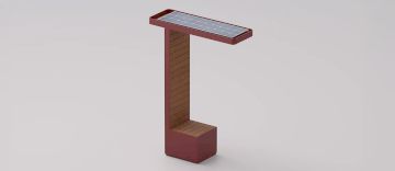 Module "io" with Solar-Powered Lighting for Seating by DIMCAR