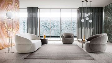 CLIP - 3 seater fabric sofa by Ditre Italia - view 5