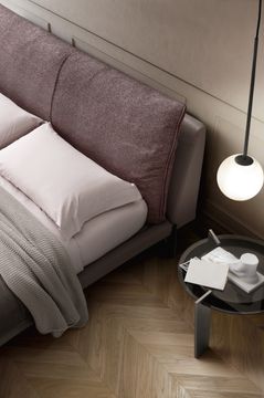 KIM - Fabric bed with upholstered headboard by Ditre Italia - view 4