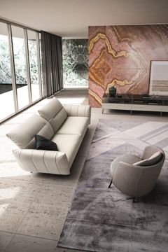 ON LINE - 3 seater leather sofa by Ditre Italia - view 7