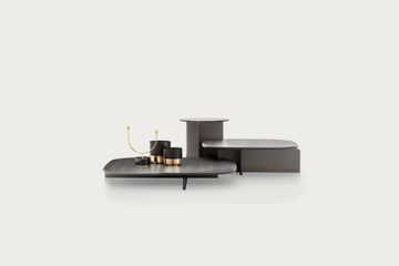 POLYURA - Round wood and glass coffee table by Ditre Italia - view 6