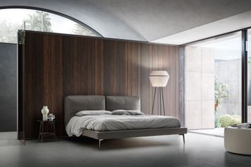 SOUND - Fabric bed with upholstered headboard by Ditre Italia - view 5
