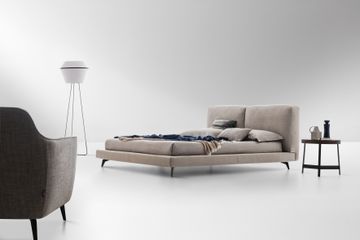 SOUND - Fabric bed with upholstered headboard by Ditre Italia - view 6