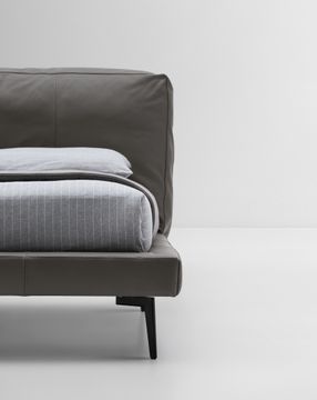 SOUND - Fabric bed with upholstered headboard by Ditre Italia - view 8