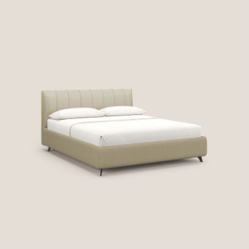 Bogart bed upholstered storage completamente removable-cover in microfibre stain-resistant by Divani Store