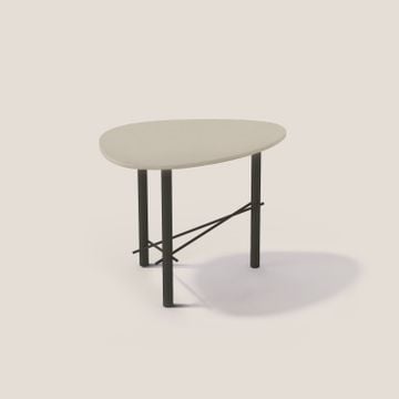 Cookie coffee table high with piano in laminam terre di matera by Divani Store