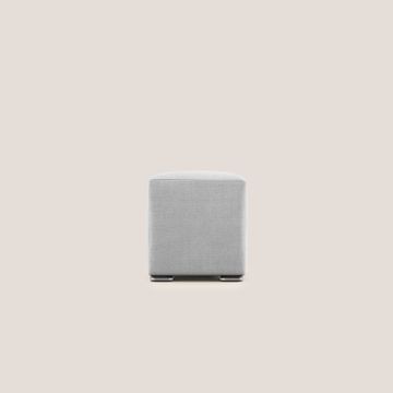Cube pouf in fabric soft water-repellent by Divani Store