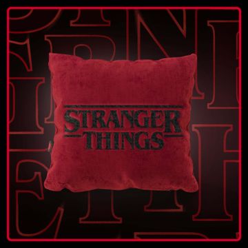 Cushion Stranger Things Limited Edition with Ricamo – fabric stain-resistant 45x45 by Divani Store