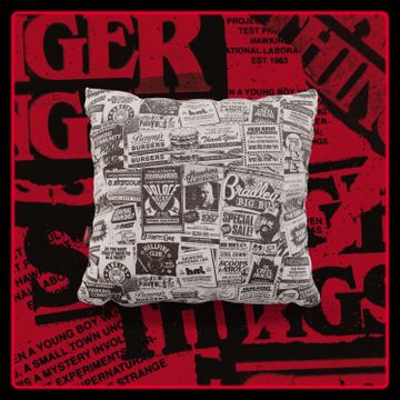 Cushion Hawkins Post Stranger Things – Limited Edition 45x45 cm by Divani Store