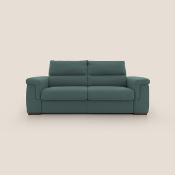 Magnolia sofa bed with mattress high 18 cm soft schienale high in fabric stain-resistant by Divani Store