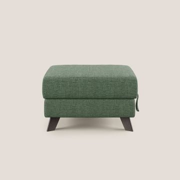 Moon Pouf storage and feet high in fabric soft ad intreccio soft-touch water-repellent by Divani Store