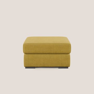 Sun pouf apribile contenitore in tessuto impermeabile T02 giallo by Divani Store