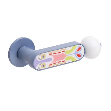 CRISALIDE - Aluminium and porcelain furniture knob with plate by Dnd - view 4