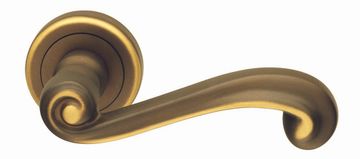 LADY - Brass door handle on rose by Dnd - view 6