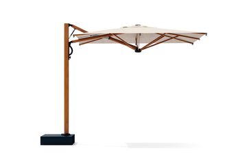 Astro Timber Alu Wood Parasol by DRIGANI