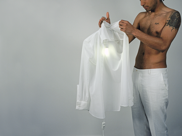 Clothes Hanger Lamp by Droog - view 3