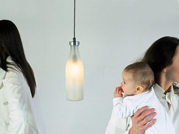 Milk Bottle Lamp (single) by Droog - view 3