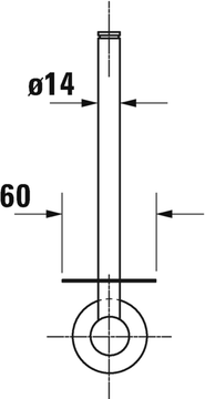 D-Code Spare roll holder by Duravit - view 4