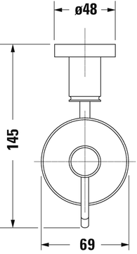 D-Code Soap dispenser by Duravit - view 3