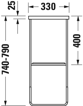 DuraSquare Metal console by Duravit - view 8
