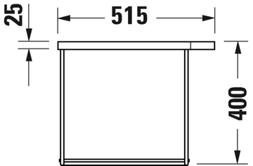 DuraSquare Metal console by Duravit - view 9