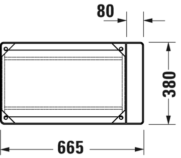 DuraSquare Metal console by Duravit - view 4