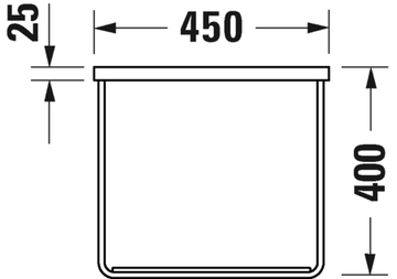 DuraSquare Metal console by Duravit - view 4