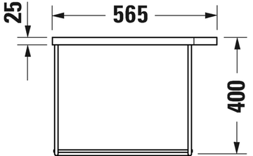 DuraSquare Metal console by Duravit - view 5