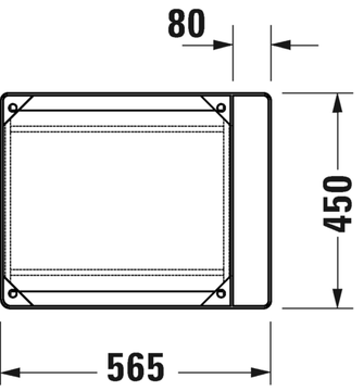 DuraSquare Metal console by Duravit - view 3