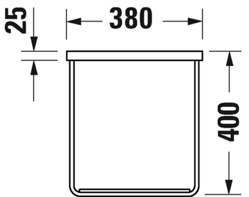 DuraSquare Metal console by Duravit - view 6
