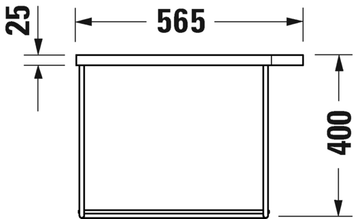 DuraSquare Metal console by Duravit - view 7