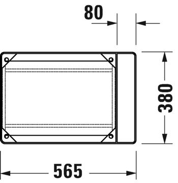 DuraSquare Metal console by Duravit - view 5