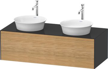 White Tulip Console vanity unit wall-mounted by Duravit - view 6