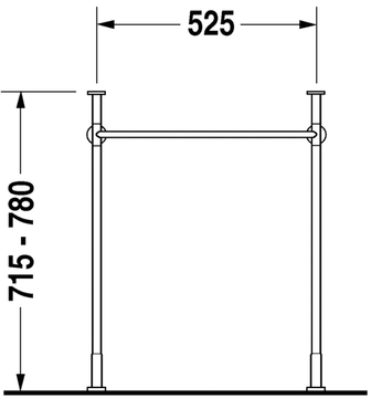 Vero Metal console by Duravit - view 6