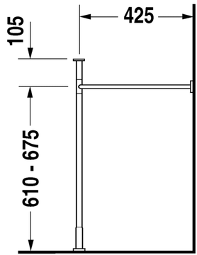 Vero Metal console by Duravit - view 4