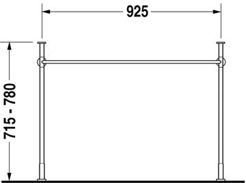 Vero Metal console by Duravit - view 5