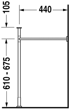 Vero Metal console by Duravit - view 5